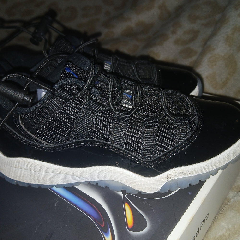 Jordan Kids Black and White Sneakers